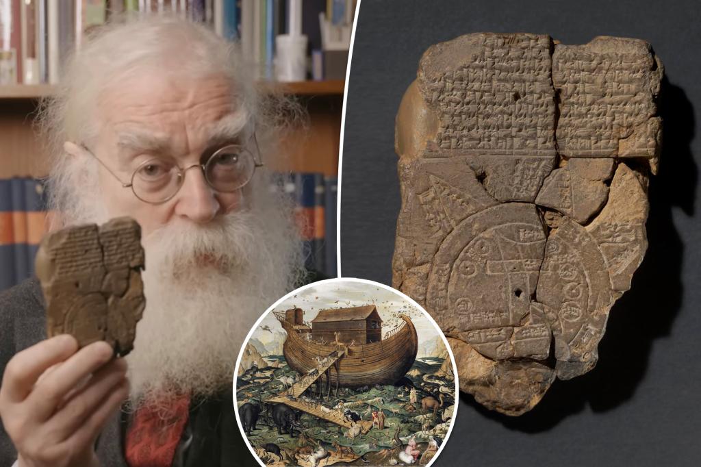 The location of Noah's Ark has been found on a 3,000-year-old map, scientists say