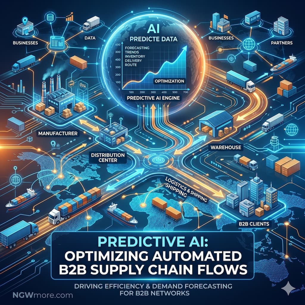 Predictive AI: Optimizing Automated B2B Supply Chain Flows