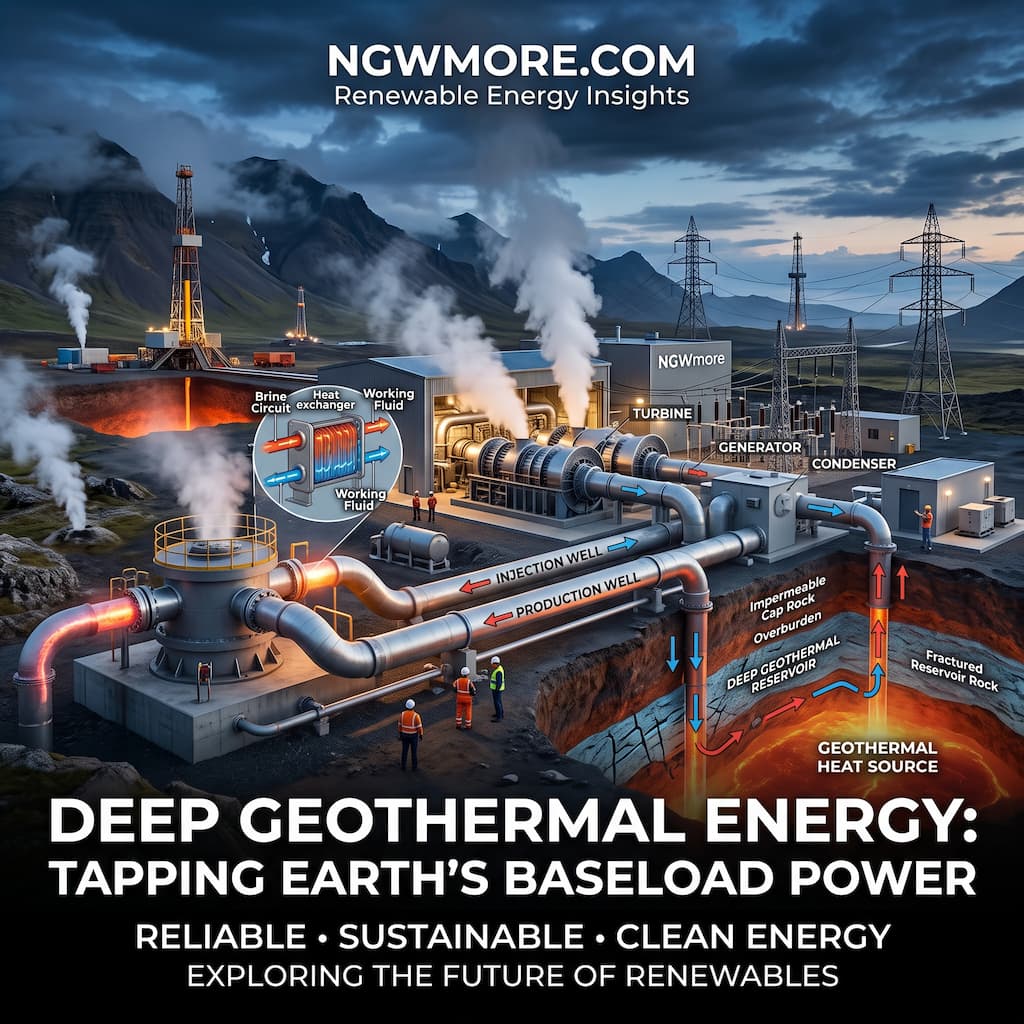 Deep Geothermal Energy: Tapping Earth's Baseload Power
